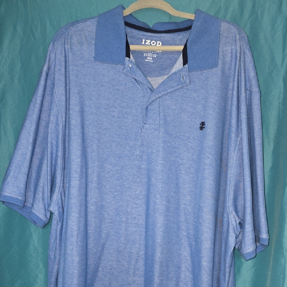 Izod Men's Light Blue Polo Shirt